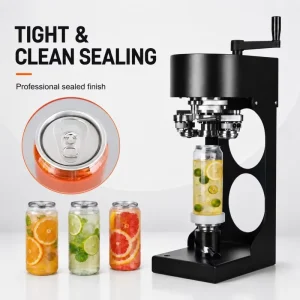Semi-Automatic Stainless Steel Cup Sealing Machine for Pet Food and Beer Cans