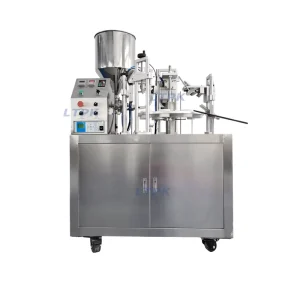 Semi Automatic Ultrasonic Toothpaste Cosmetic Cream Facial Cleanser Ointment Plastic Soft Hose Tube Filling and Sealing Machine