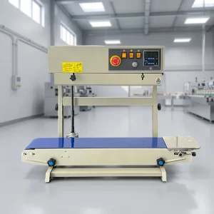 Semi-Automatic Vertical Zipper Pouch and Plastic Film Bag Sealing Machine, 220V/380V