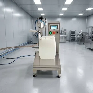 Semi automatic 20 kg Chemical Liquid Filling Machine