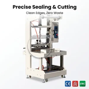 Semi automatic Bags Machine for Mineral Water Sleeve Type PE Heat Shrink Eco Friendly Gear Driven Heat Sealing Machine High