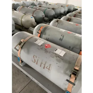 Semiconductor Grade 99.999% Silane Gas Cylinder with CGA350 Valve 47L 150Bar SiH4 Gas Refill ISO9809 Standard Steel KAIMEI
