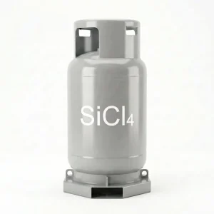 Semiconductor Grade 99.9999% SiCl4 Gas Cylinder 10L 38L DOT ISO9809 Standard High Purity Industrial