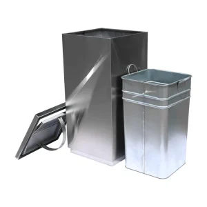 Sheet Metal Fabrication Steel Aluminium Trash Can Garbage Can