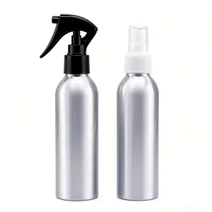 Silver Custom Aluminum Room and Perfume Spray Bottles, 30ml 50ml 100ml 200ml 300ml 500ml