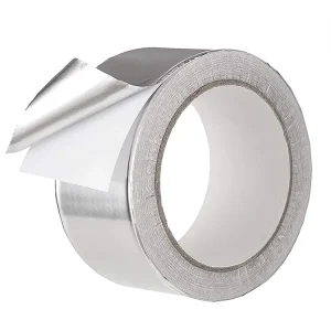 Silver Heat Resistant Single Sided Acrylic Adhesive Paper Film Aluminum Foil Tape for Industrial Use