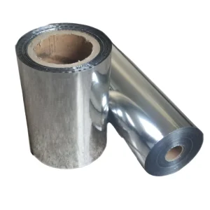 Silver Metalized PET 6um 100um Aluminium Foil Film Soft and Moisture Proof Translucent for Insulation and Packaging