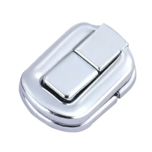 Silver Mini Metal Toggle Lock Latch for Gift Boxes