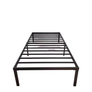 Single & Queen Metal Bed for Adults Worker High Quality Sturdy Double Bed Frame in Metal for Home Large Size