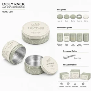 Small Aluminum Tin Box With Lid for Lip Balm, Cream, Perfume Packaging