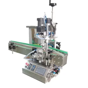 Small Automatic Tabletop Capper for Glass Bottles with Aluminum Cap Closing Machine