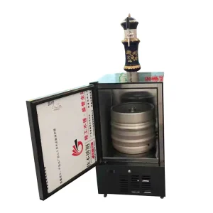 Small Beer Keg Refrigerator with Single Tap