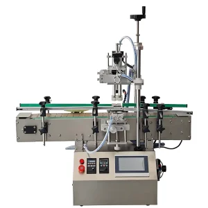 Small Desktop Fully Automatic Desktop Style Capping Machine Screw Cap Machine Servo Glass PET Bottle Capping Machine