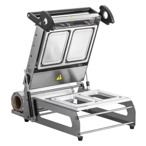 Small Hand-Press Food Tray Sealing Machine for Cooked Food, Braised Dishes, Fruits, and Takeaway Boxes