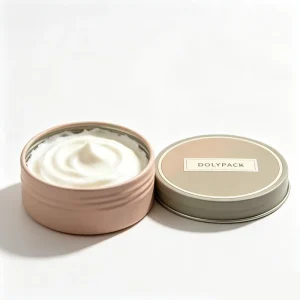Small Metal Balm Tin Custom Logo Packaging for Lip Care Herbal Salve Ointment and Cosmetic Paste