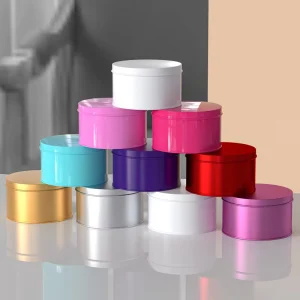 Small Metal Creative Tin Box for Wedding Candy and Jewelry Packaging Recyclable Chocolate Tin Containers with Custom Logo Stock