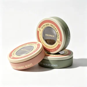 Small Metal Tin Box with Lid Custom Printed Container for Mints Candy Jewelry Cosmetics and Samples
