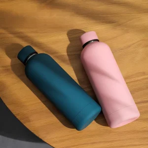 Small-Mouth Stainless Steel Insulated Water Bottle 500ml for Coffee Tea Juice and Sports