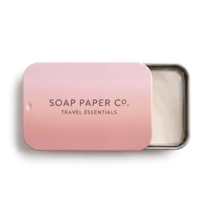 Small Rectangular Sliding Tin Container Custom Printed Metal Slider Box for Travel Essentials and Cosmetics