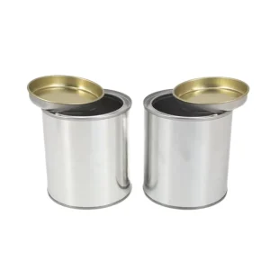 Small Round Tinplate Can with Lid for Paint Packaging
