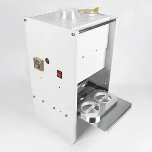 Small Semi Automatic Juice Yoghurt Boba Tea Paper PP PET Plastic Cup Sealing Machine