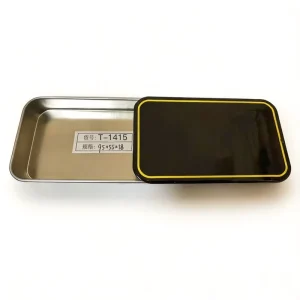 Small Sliding Tinplate Case with Smooth Edge for Mini Mint Sweets