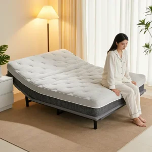 Smart Electric Foldable Modern Iron Bed Reclining Adjustable Pressure Relief Support Hotel Villa School Use Customizable Comfort