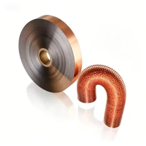 Soft Metal Mylar Roll Copper Color Aluminum Foil and PET Barrier Film for Cable Insulation and Shielding