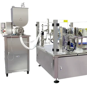 Spout Pouch Filling & Capping Machine for Plastic Bags Powder Oil & Beverage Packaging High Speed Motor Driven
