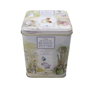 Square Cookie Biscuit Metal Tin Box Customized 4 Color Offset Printing Recyclable Recycled Materials Christmas Gift