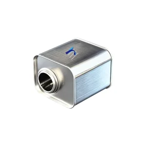 Square Matte Tinplate Can for Chemical Storage and Packaging