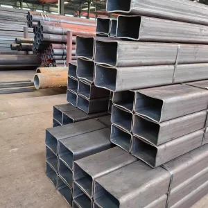 Square Metal Tube Black Iron Hollow Section ERW Carbon Steel Welded Pipe