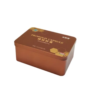 Square Recyclable Tinplate Food Storage Container
