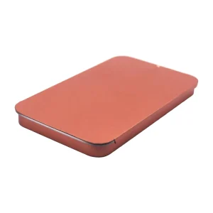 Square Sliding Metal Box for Sweets Pills Candy and Mints Empty Small Tin Box