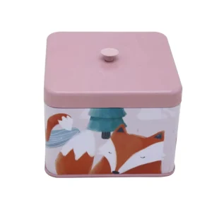 Square Tinplate Coffee and Tea Packaging Container