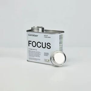 Square Tinplate Metal Tin Box Air Valve Sealed for Coffee Bean Powder for Food and Milk Packaging