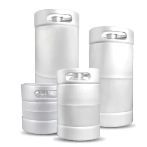Stackable US Type 304 Stainless Steel Draft Beer Keg in 5L, 10L, 15L, or 20L Capacities