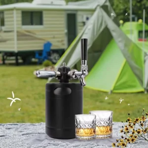 Stainless Steel 304 Mini Beer Keg 2L 3.6L 5L 10L Homebrew Draft System Portable Growler with Tap