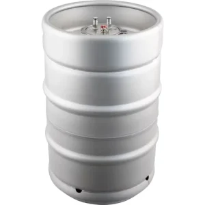 Stainless Steel Beer Keg Fermenter with TC Poster, Gas In, Liquid Out, and Relief Valve, 25 L or 50 L