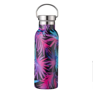 Stainless Steel Double-Wall Vacuum-Insulated Water Bottle with Cap BPA-Free 12-24 Hours Thermal