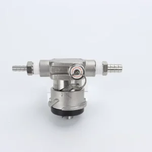 Stainless Steel Keg Coupler LH026A Low-Level Beer Dispenser with Customizable Handle and Logo