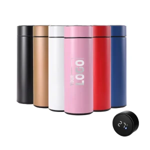 Stainless Steel Vacuum Flask with LED Temperature Display