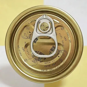 Standard 202# (52mm) Gold Coating Tinplate Easy Open End
