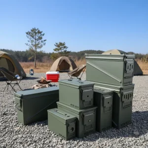 Steel Ammo Box Portable Tool Storage Box