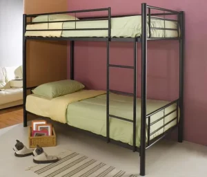 Steel Bunkbed Iron Bunk Bed for Adult Children Home Dormitory Metal Bunk Bed Frame