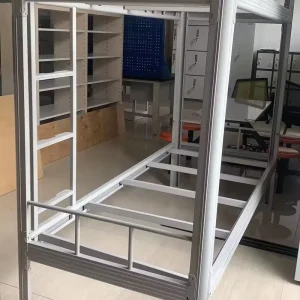 Steel Double Iron Bunk Bed Detachable Metal Frame Bunk Beds Metal Bed