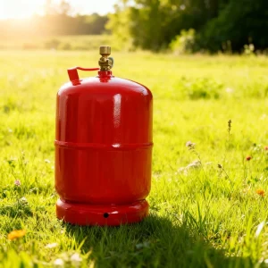 Steel LPG 6kg Propane Gas Cylinder with Grill and Burner Low Pressure