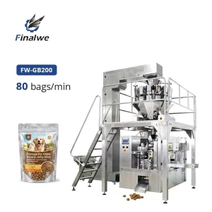 Stepless Speed Regulation Flaky Pet Snack Doypack Packing and Sealing Machine