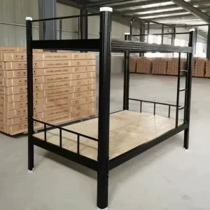 Sturdy Metal Design Modern Design Steel Metal Apartment Bunk Bed Frames Dormitory Upper and Lower Double Layer Metal Bed