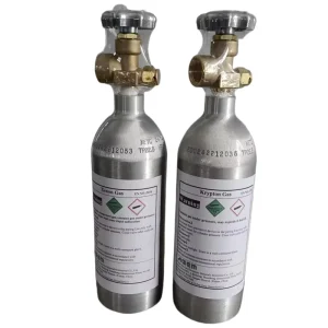 Supplier UHP Xenon Gas 99.999%-99.9999% Filled in 8L DOT Gas Cylinder